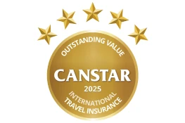 2025 Canstar Outstanding International Travel Insurance