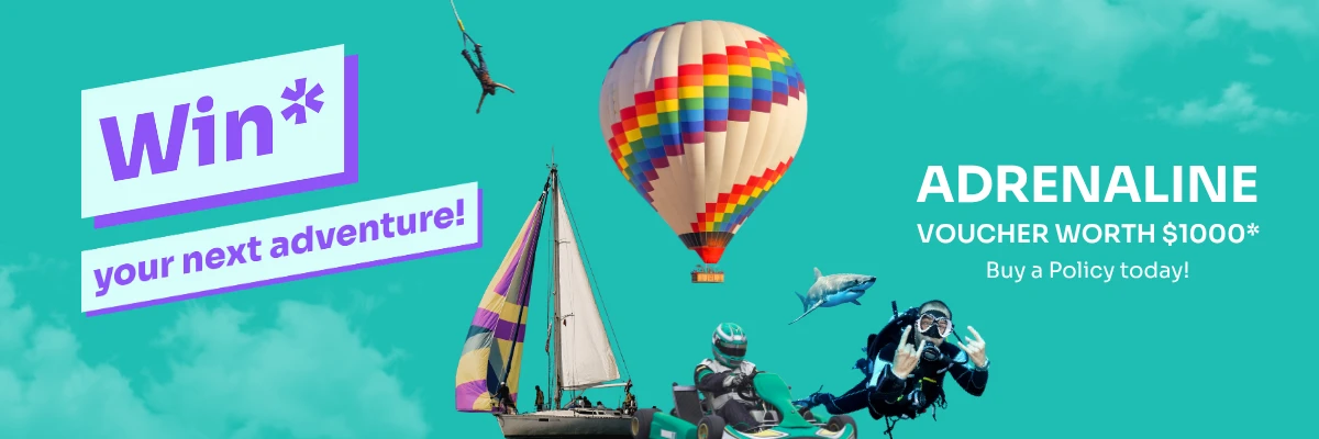 Choose a phone give away travel insurance