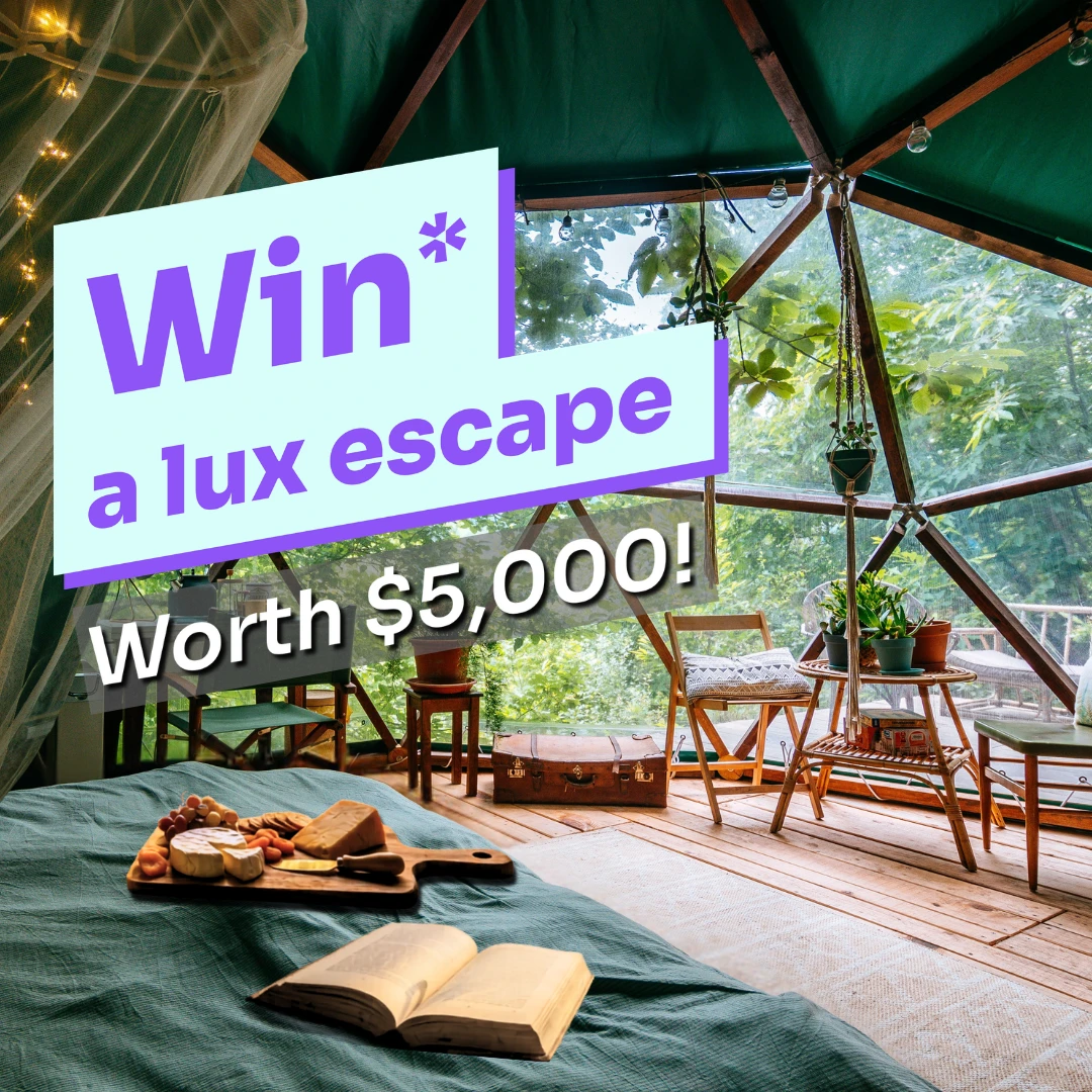 win a glamping getaway